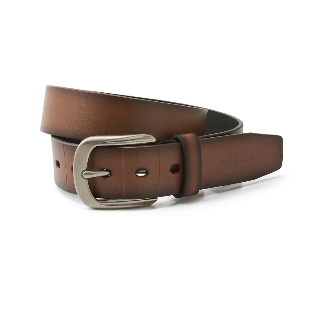 Leather Belt Black/Brown (M)