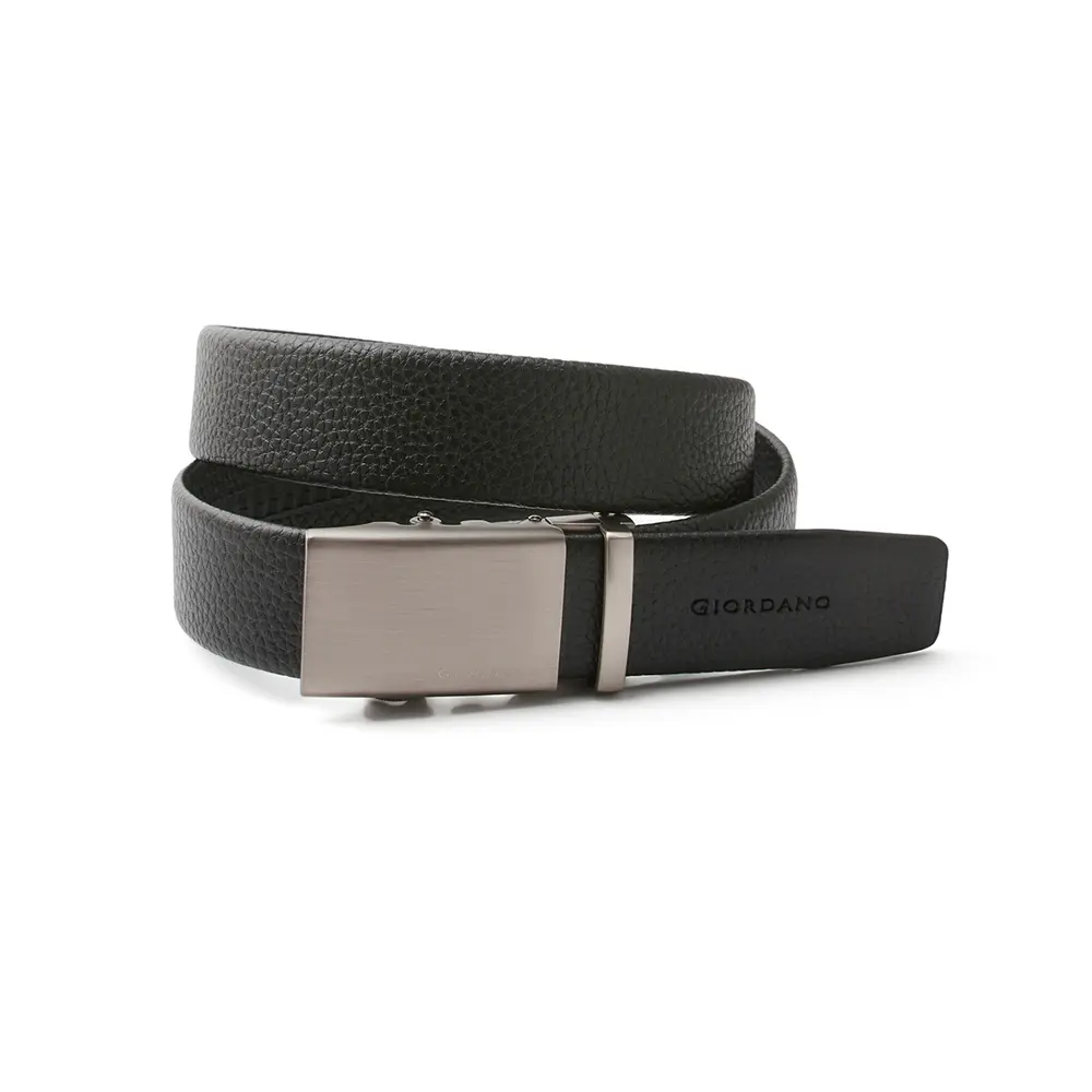 Leather Belt Signature Black (L)
